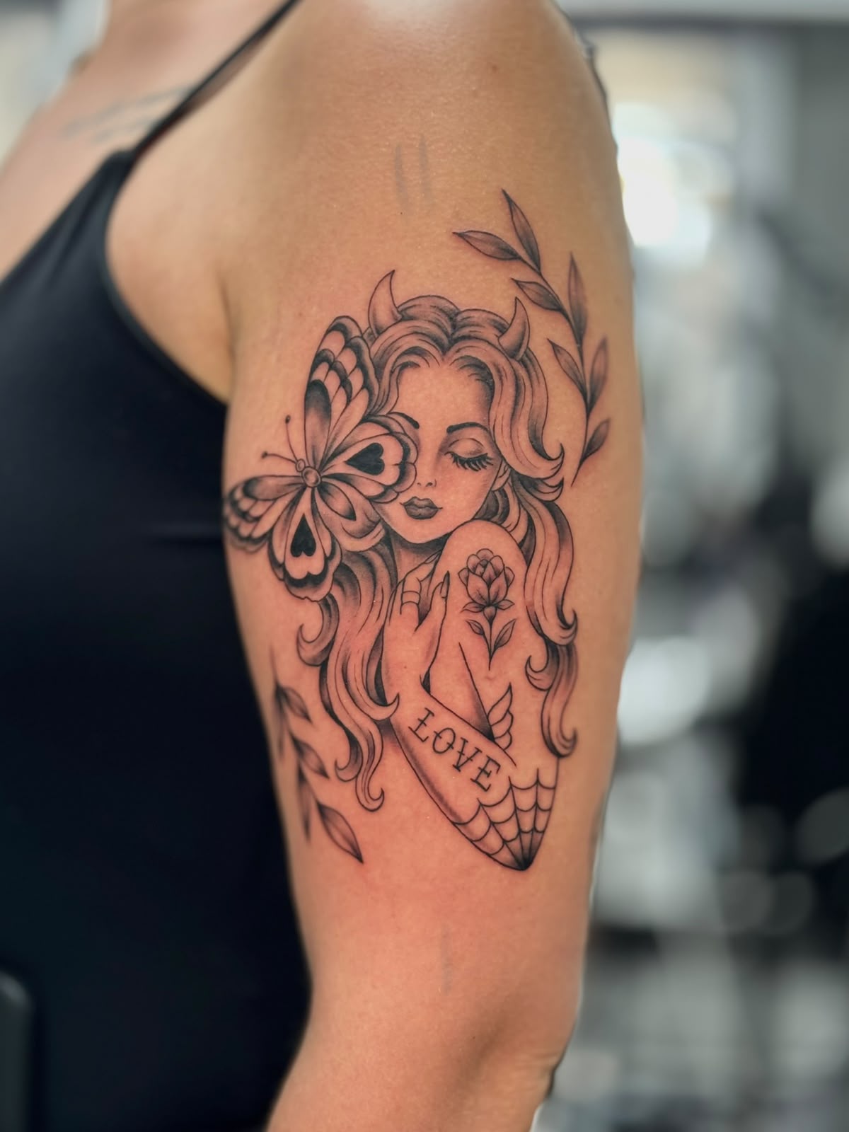 t rex tattoo by kos tattoo artist Christos - blacksheeptattoo