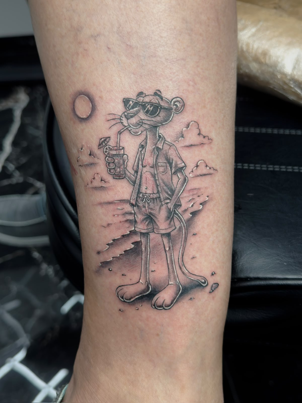 t rex tattoo by kos tattoo artist Christos - blacksheeptattoo